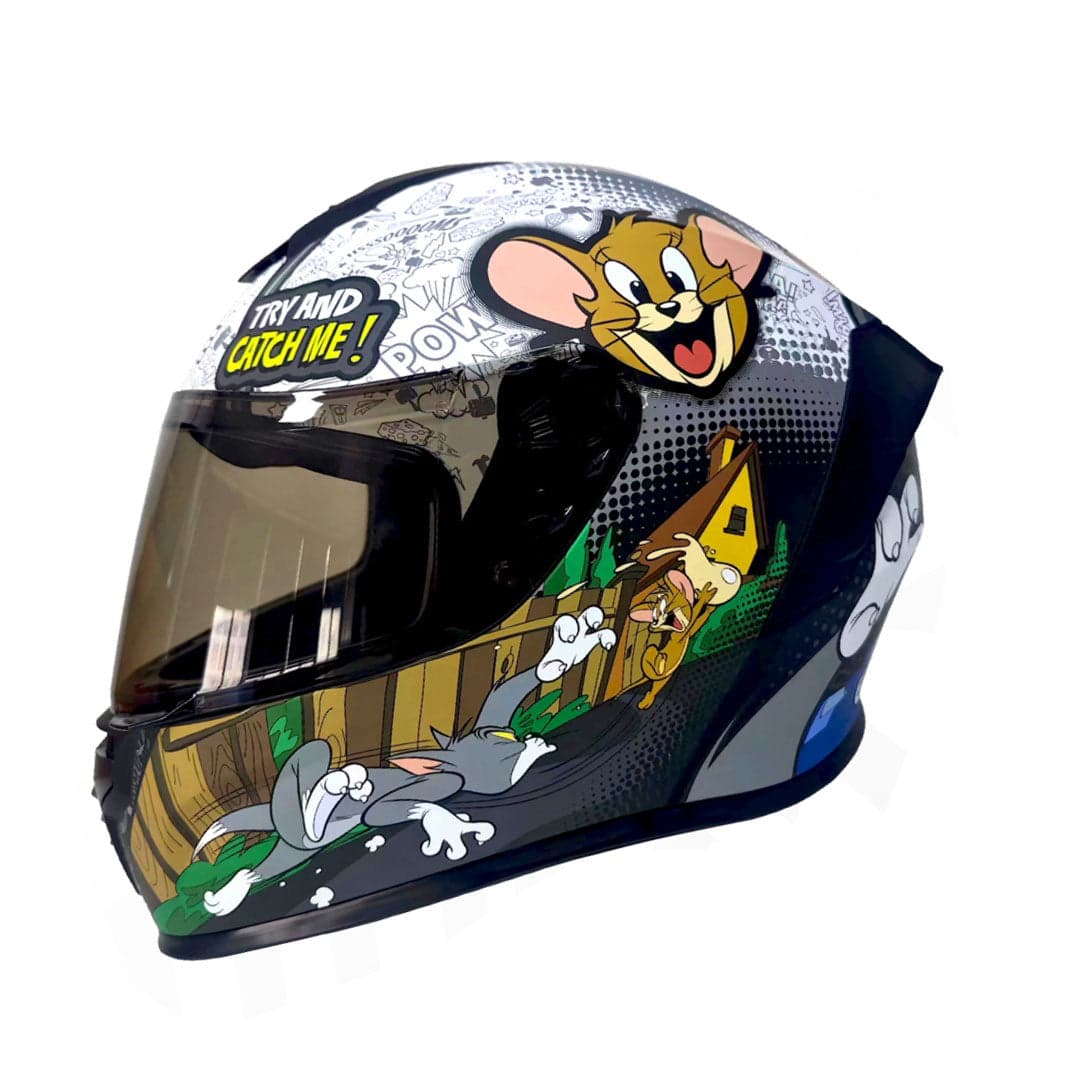 Capacete Edge Frankie Tom Jerry Gloss Xl
