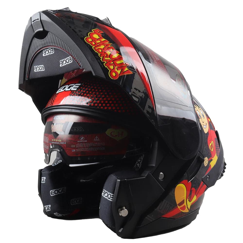 Capacete Edge Rocket Chapulin - Shiny / L