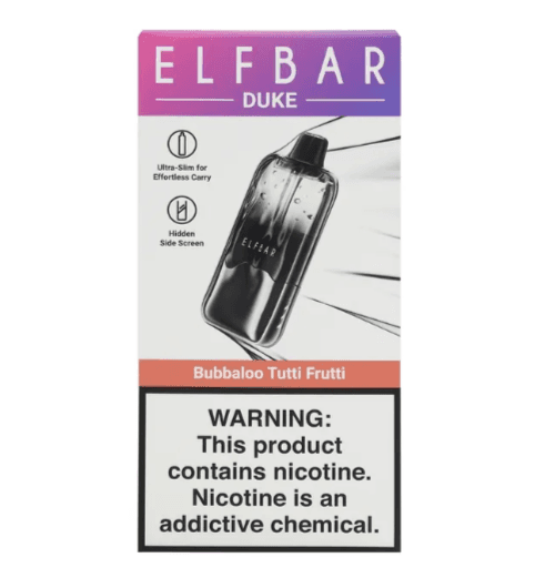 Vape Descartável Elfbar Duke 35000PUFFS Bubbaloo Tutti Frutti