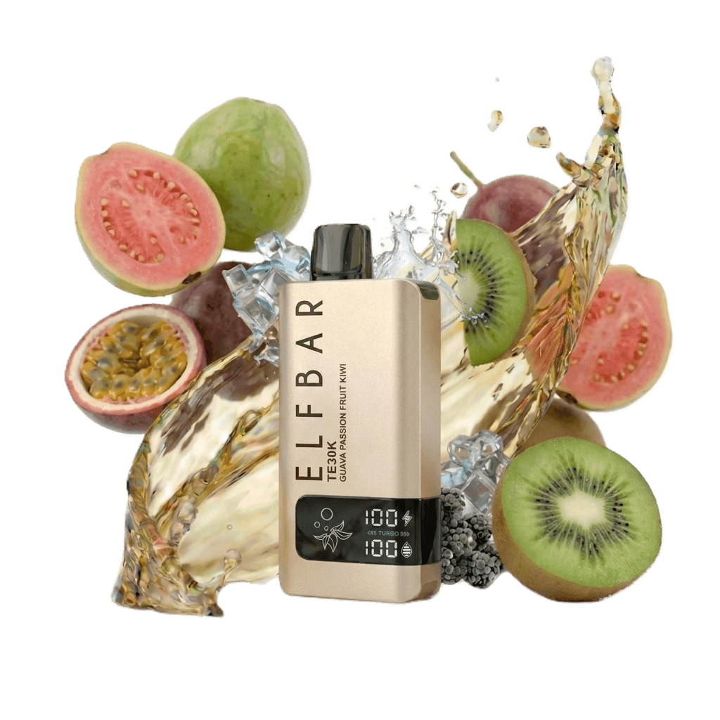 Vape Descartável Elfbar Te30000 30000PUFFS Guava Passion Fruit Kiwi