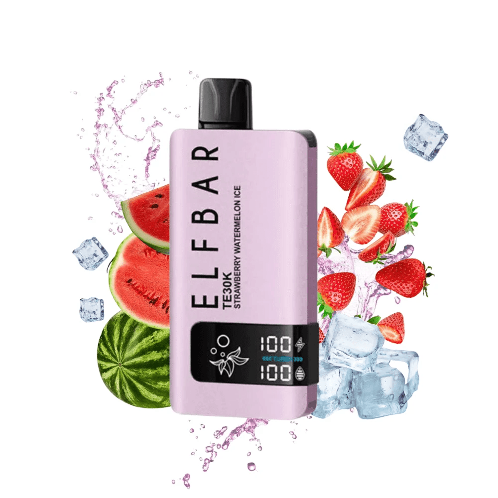 Vape Descartável Elfbar Te30000 30000PUFFS Strawberry Watermelon Ice
