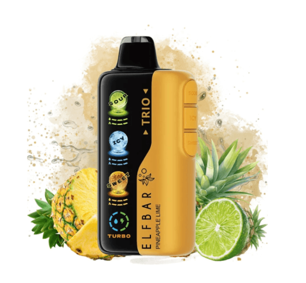 Elfbar Vaper Desechable Trio 40000PUFFS Pineapple Lime