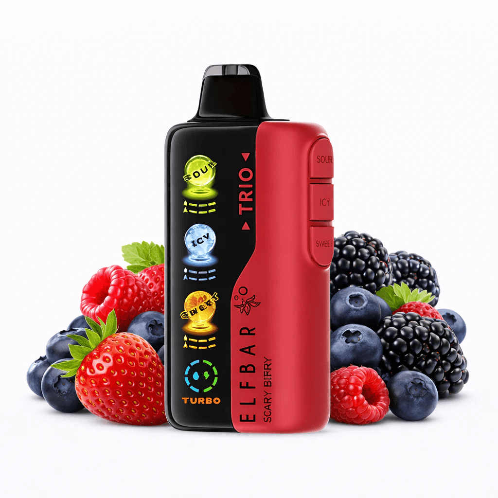 Elfbar Vaper Desechable Trio 40000PUFFS Scary Berry