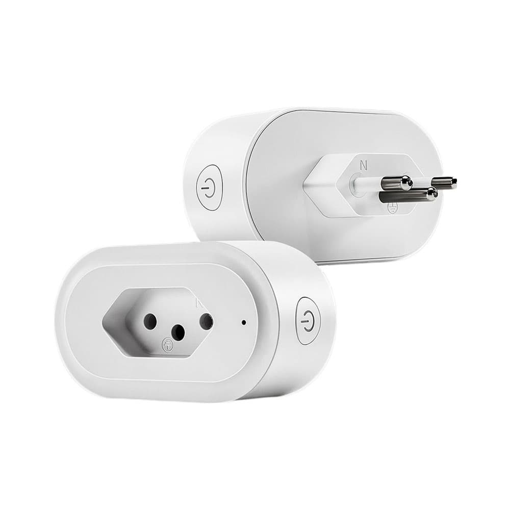 Tomada 4Life Smart FLP16ABR Branco