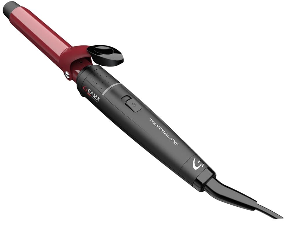 Encrespador de Cabelo GA.MA Tourmaline 25MM Bivolt Vermelho