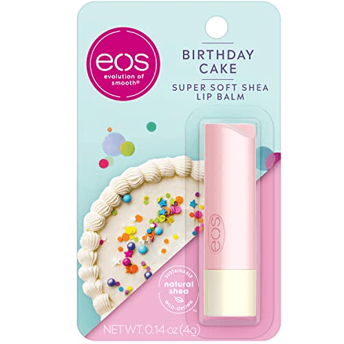 Bálsamo Labial Eos Lip Natural Birthday Cake