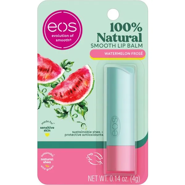 Bálsamo Labial Eos Lip Natural Watermelon Frose 4G