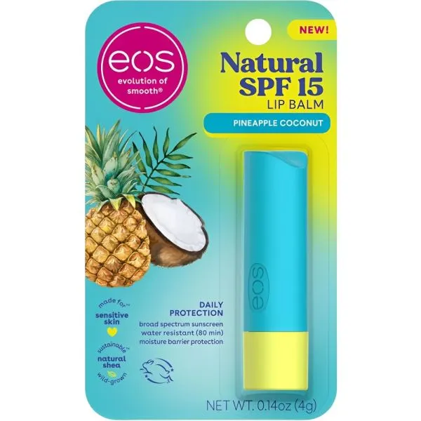 Bálsamo Labial Eos Natural Pineapple/Coconut