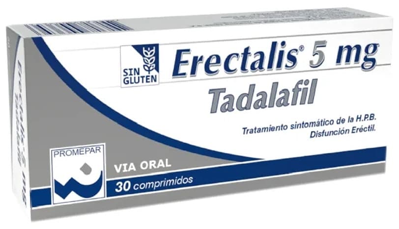 Erectalis Tadalafil 20MG (20 Comprimidos)