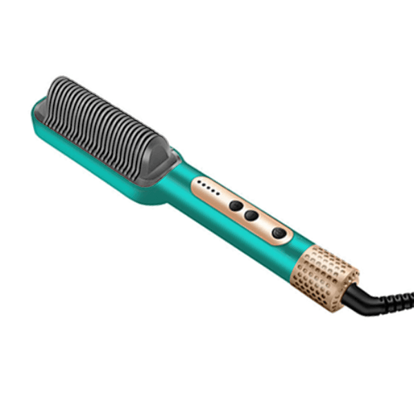 Escova Alisadora Buarn Bu-302 5 Temperaturas 45W 950ºF 110-240V ~ 50/60Hz Verde