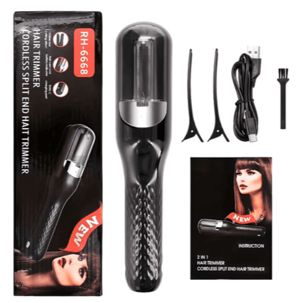 Escova Corta Pontas Geral Hair Trimmer Rh-6668 5V Preto