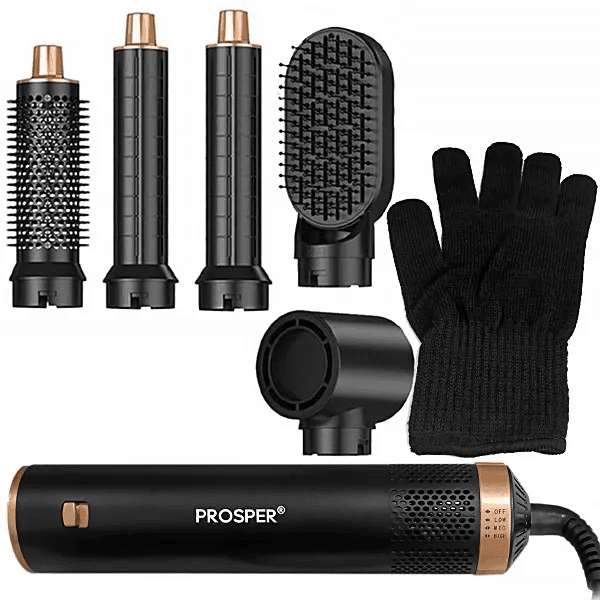 Escova Secadora e Modeladora Prosper P-1126 1300W 110V ~ 60Hz Preta/Dourado