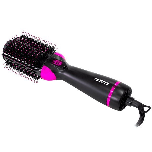 Escova Secadora Elétrica Prosper P-5800 1500W 3 Temperaturas Bivolt Preto/Rosa