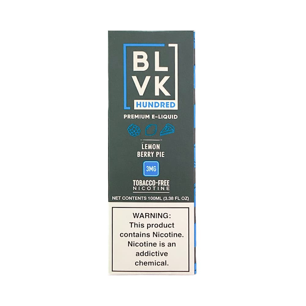 Essência Blvk Hundred Lemon Berry Pie 3MG 100ml