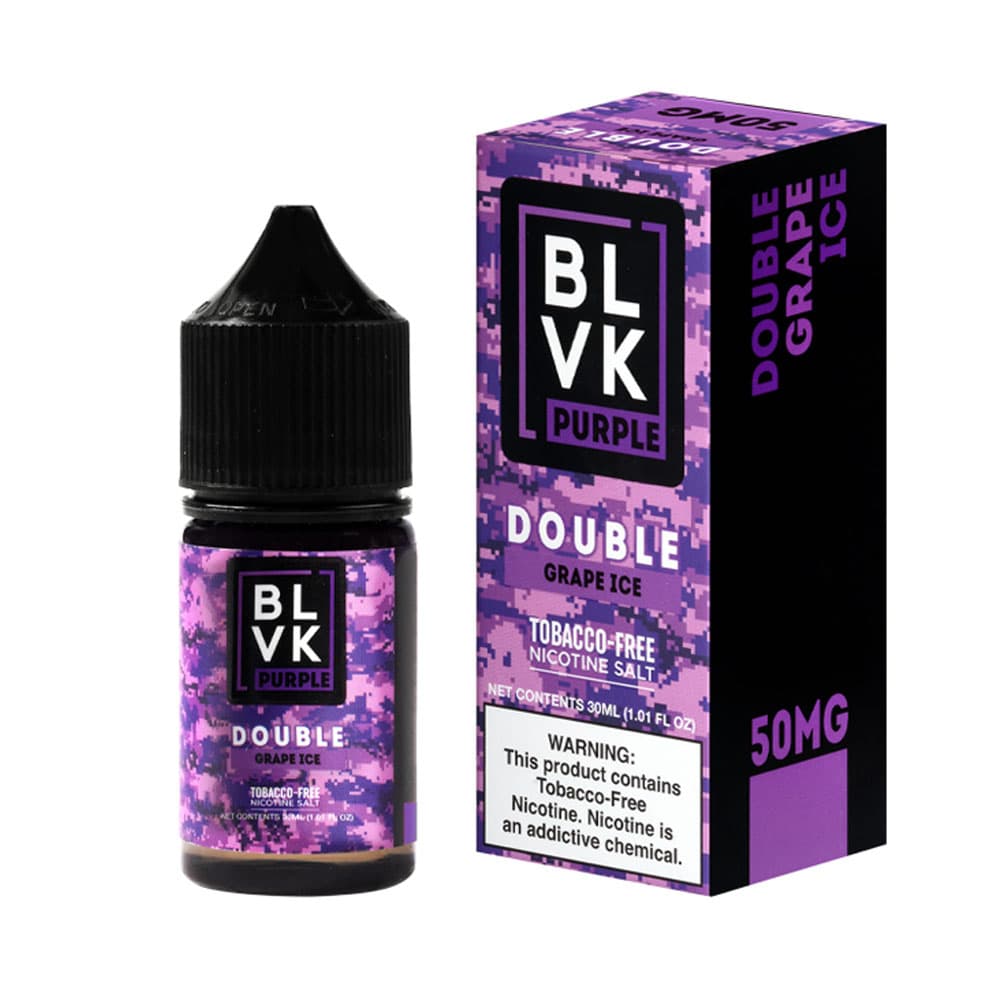 Essência Blvk Nic Salt Purple Double Grape Ice 50MG 30ml