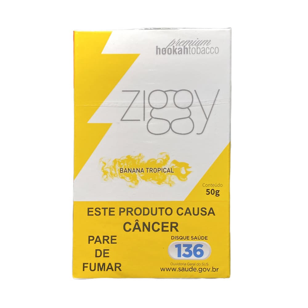 Essência para Narguilé Ziggy Banana Tropical 50G