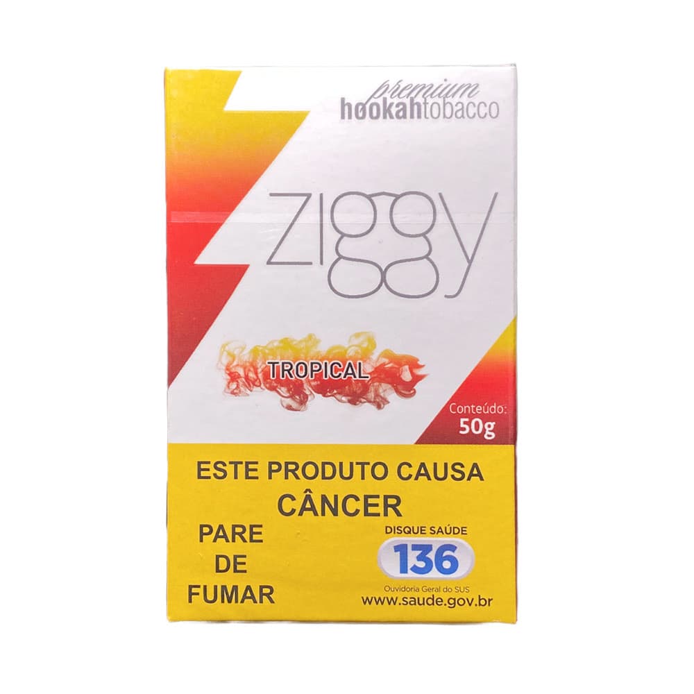 Essência para Narguilé Ziggy Tropical 50G