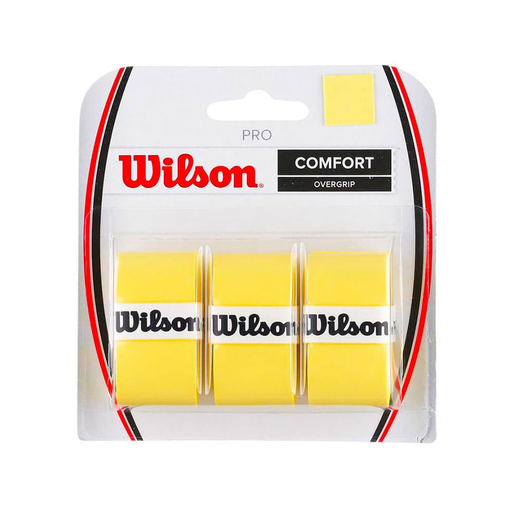 Esportes Wilson Overgrip X3 Pro Confort WRZ4014YE Amarelo