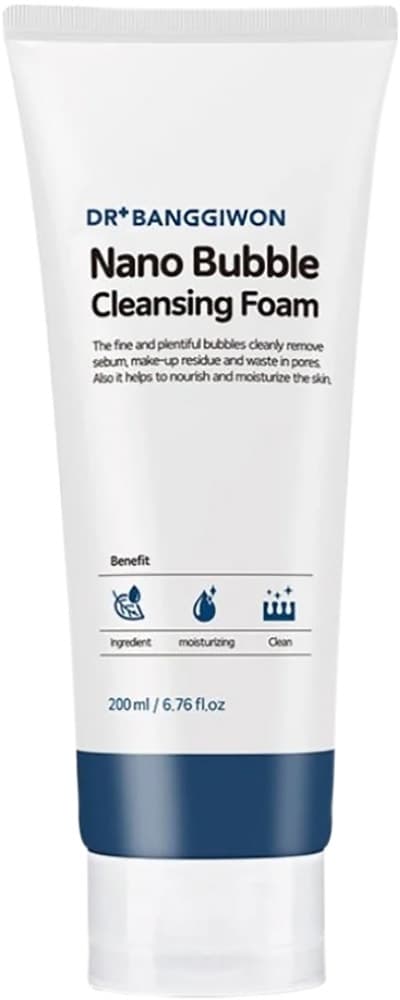 Espuma de Limpeza Facial Dr+ Banggiwon Nano Bubble - 200mL