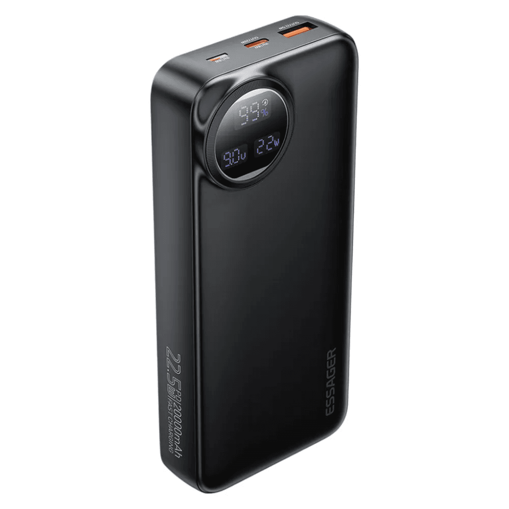 Power Bank Essager Cargador Portatil EDY2W-Yt01-Z 20000mAh 22.5W Black