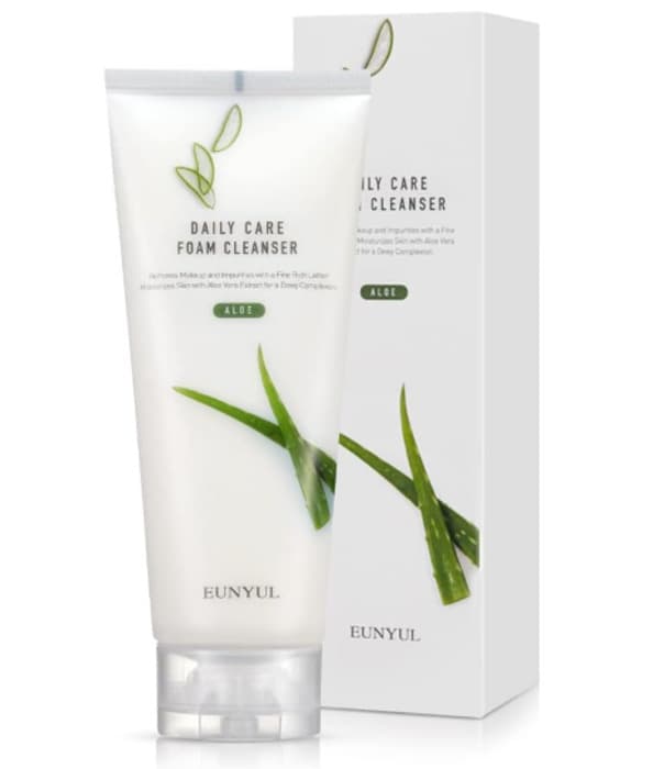 Limpador Facial Em Espuma Eunyul Aloe 150ml