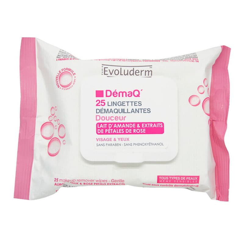 Lenços Demaquilantes Evoluderm Todo Tipo Piel