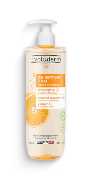Gel de Limpeza Evoluderm Nettoyant Eclat Vitamine C 500ml