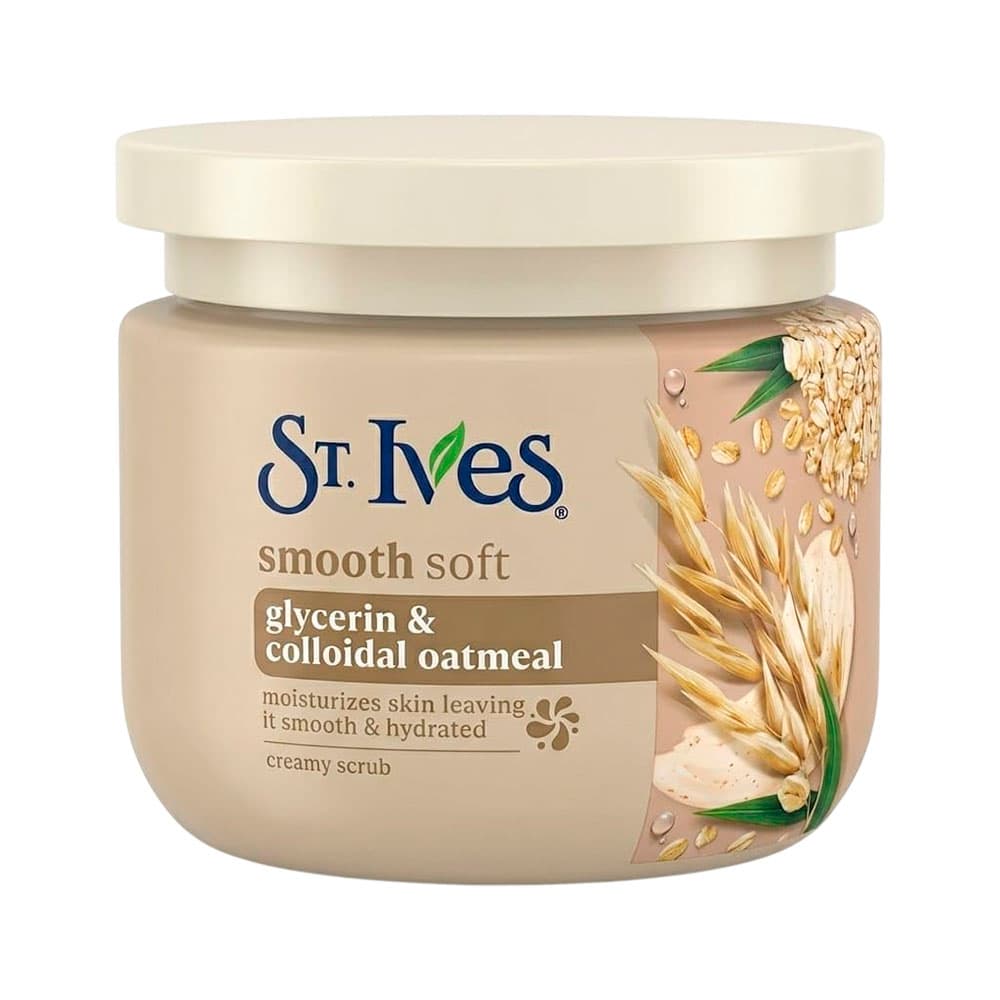 Esfoliante Corporal St. Ives Smooth Soft Glicerina e Aveia Coloidal 300G