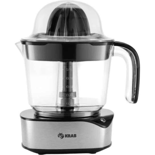 Extrator de Suco Elétrico Krab Kbej12 60W 1.2 Litros 220V Prata/Preto