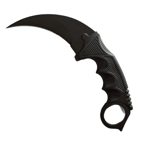 Faca Canivete Tático Karambit Geral Nf5953 19CM Curvado Preto