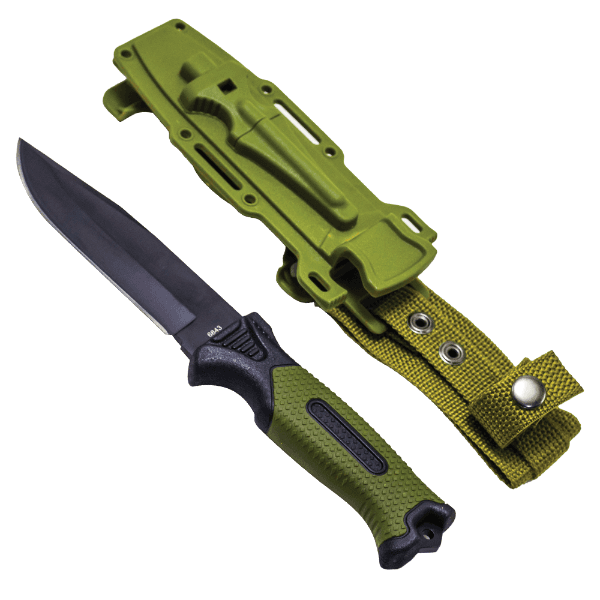 Faca Canivete Tático Geral Nf6843 26CM Preto/Verde