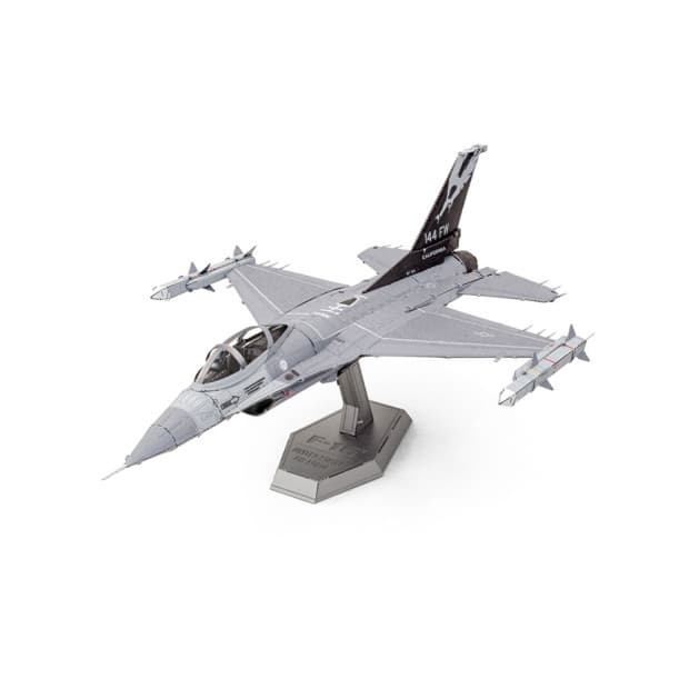 Kit para Montar Fascinations Metal Earth Me1046 F-16 Fighting Falcon