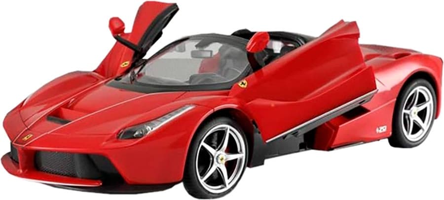 Carro de Controle Remoto Ferrari Laferrari Aperta Rastar 75800 Vermelho 1/14 2.4Ghz