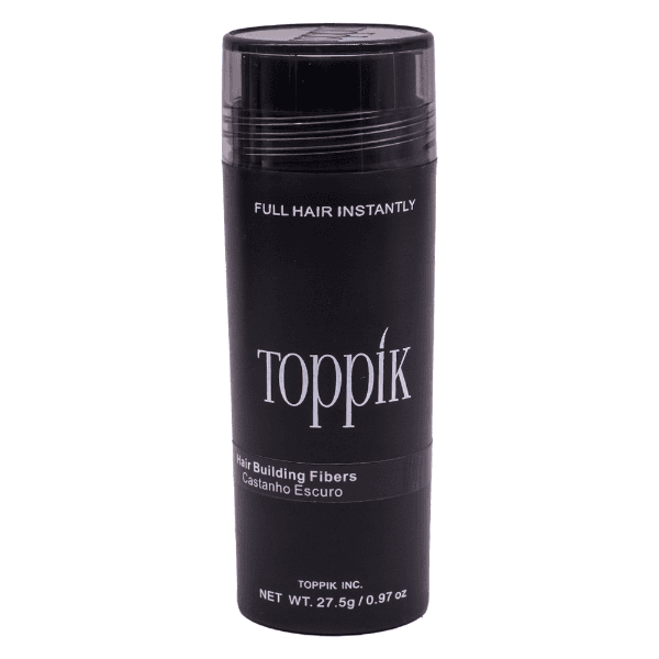 Fibra Capilar Toppik Maquiagem de Cabelo 27.5G - Castanho Escuro
