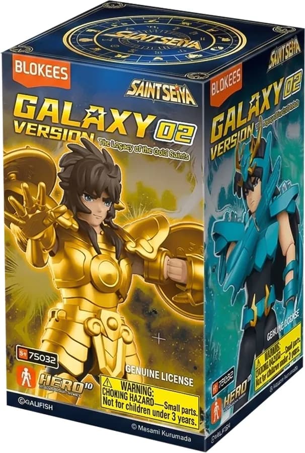 Figura Blokees Saint Seiya Galaxy Version the Legacy of the Gold Saints Blind Box