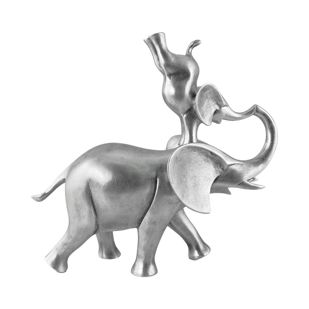 Figura Decorativa Elefante Concepts 437-4910551 25 Cm Prata