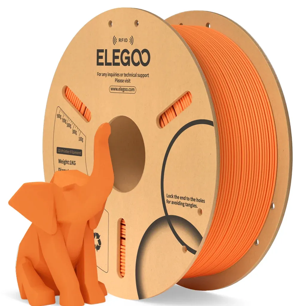 Filamento para Impressora 3D Elegoo Pla 1KG 1.75Mm - Laranja