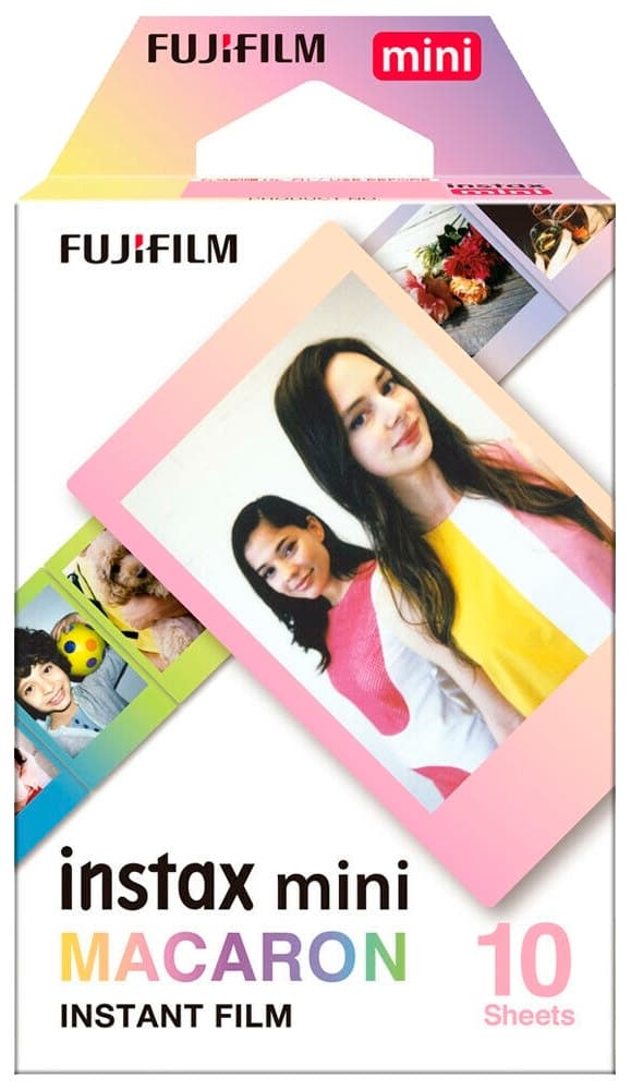 Filme Fujifilm Instax Mini Macaron 8.6Cm X 5.4Cm - 10 Folhas