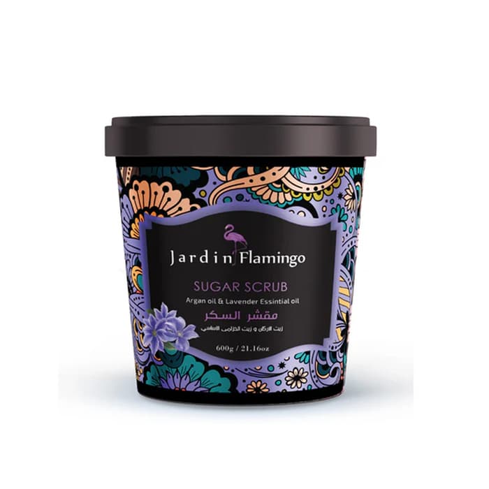 Esfoliante Corporal Flamingo Sugar Scrub Argan Oil And Lavender 600G