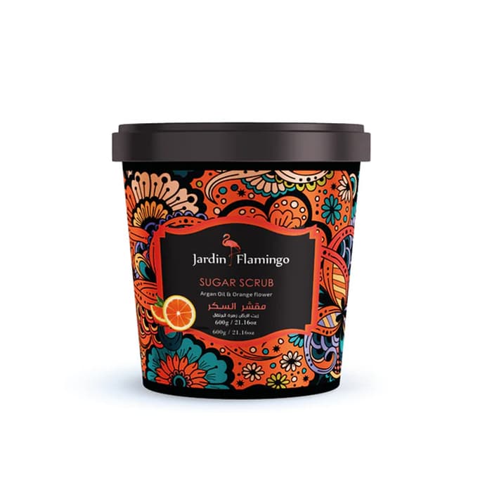 Esfoliante Corporal Flamingo Sugar Scrub Argan Oil And Orange 600G