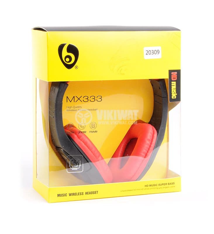 Fone de Ouvido BT Ette Mx333 Wireless Arco Preto/Vermelho