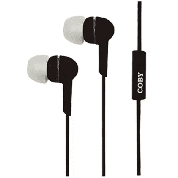 Fone de Ouvido Coby Ce102 3.5Mm 1.2 Metros Preto