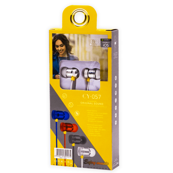 Fone de Ouvido com Fio Geral Sound Aux 3.5Mm Branco