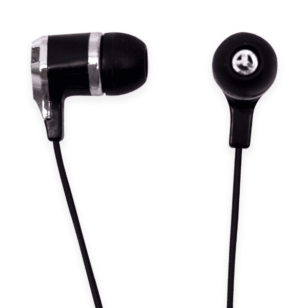 Fone de Ouvido com Fio Geral Cy-075 Stereo Earphone Aux 3.5Mm Preto