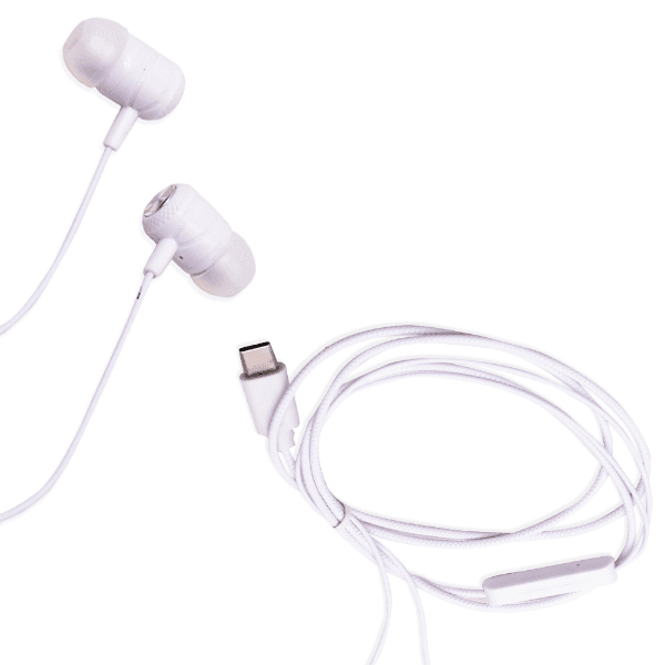 Fone de Ouvido Luo Lu-A05 Type-C / USB-C Branco