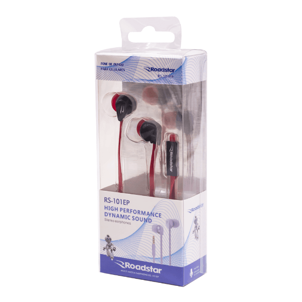 Fone de Ouvido Roadstar Rs-101EP P2 Vermelho
