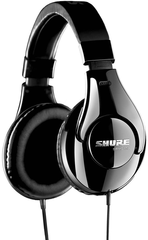 Fone de Ouvido Com Fio Shure SRH240A-Bk