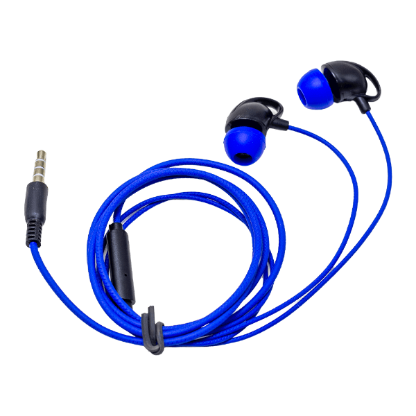 Fone de Ouvido com Fio Stereo Geral T130 3.5Mm Azul