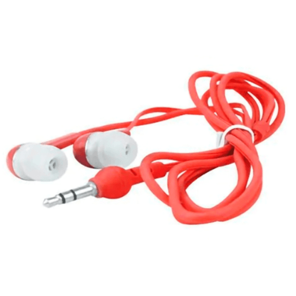 Fone de Ouvido com Fio Stereo Headphone Ms-5V / P2 - Vermelho