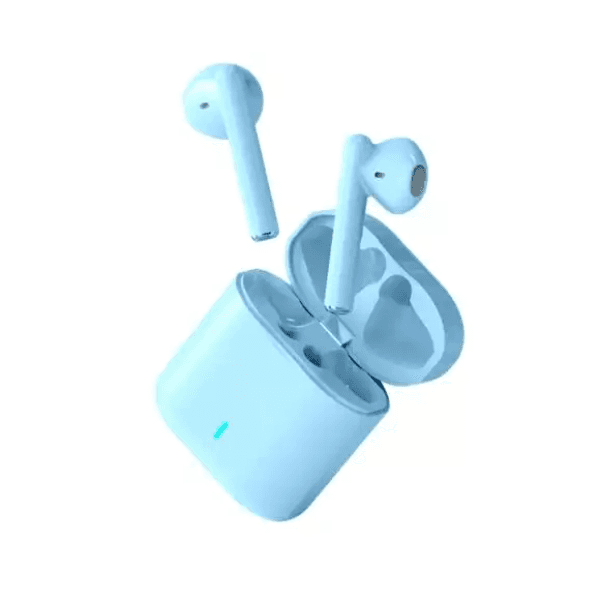 Fones de Ouvido Estéreo Sem Fio Keen V77 com Bluetooth Azul